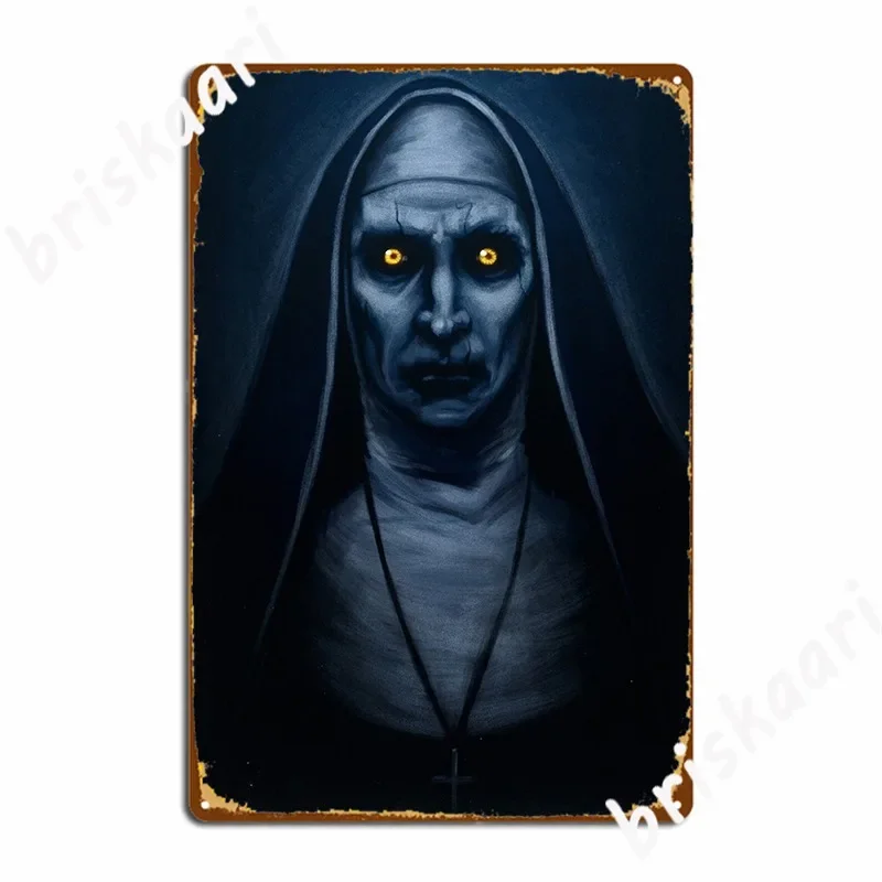 Valak Painting Metal Plaque Poster Cinema Kitchen Club Bar Customize Wall Plaque Tin Sign Poster