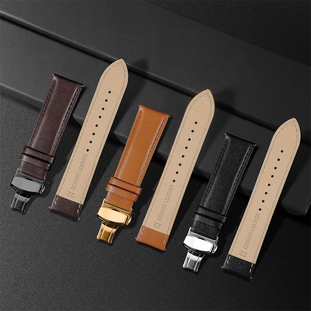 

20mm/22mm Watch band For Amazfit GTS/2/2e/3/GTS2 Mini/GTR 42mm/47mm/GTR2/3/Pro strato Leather Bracelet Amazfit bip strap