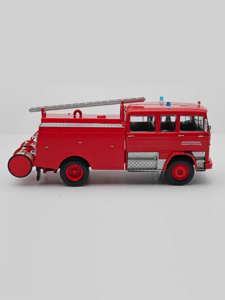 Diecast escala 1:43 ioo benz 113 motor de bombeiros liga veículo modelo acabado simulação coleção decoração presente brinquedos exibição