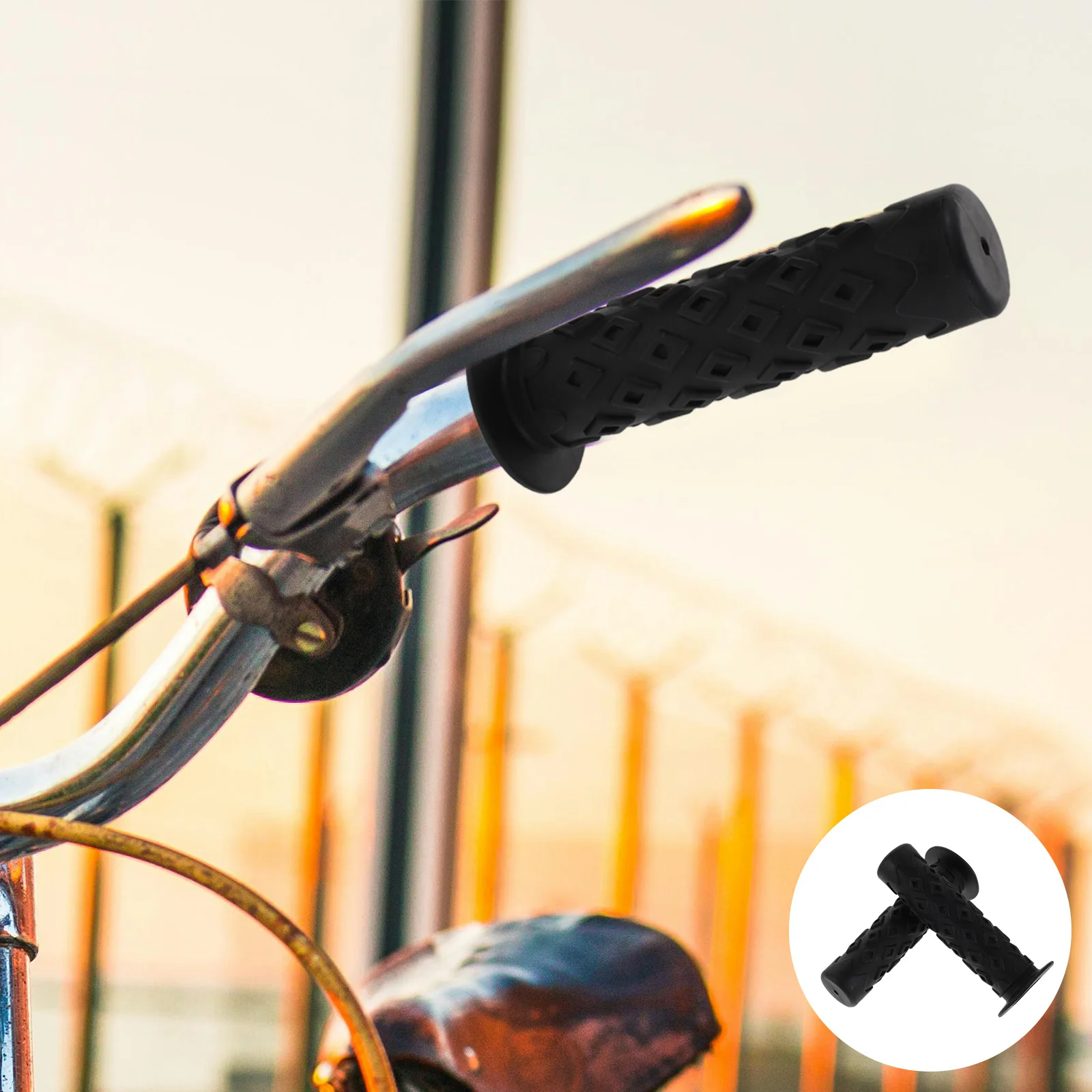 

Mountain Bike Handlebar Grips 130Mm Anti-Slip Comfortable Cycling Accessories for Road and Trail Riding Handlebar Covers