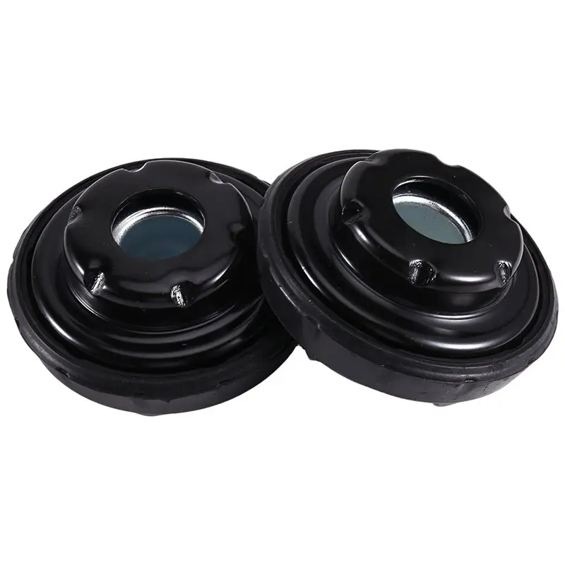 2Pcs Front Shock Absorber Bearing Suspension Top Rubber For