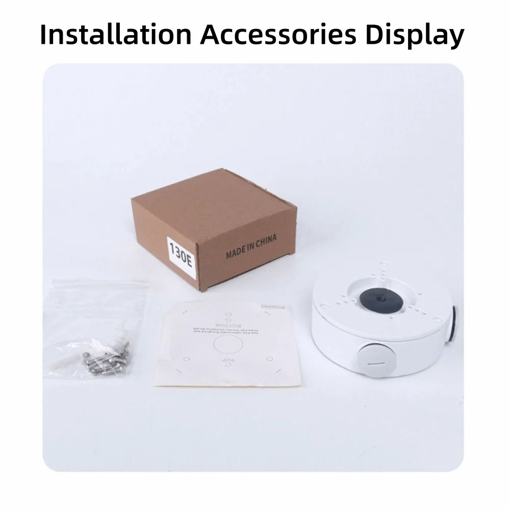 Caja de conexiones de cámara PFA130-E IP66, montaje de cámara CCTV de aluminio resistente al agua, soporte PTZ para cámara Hikvision Dahua TP-LINK