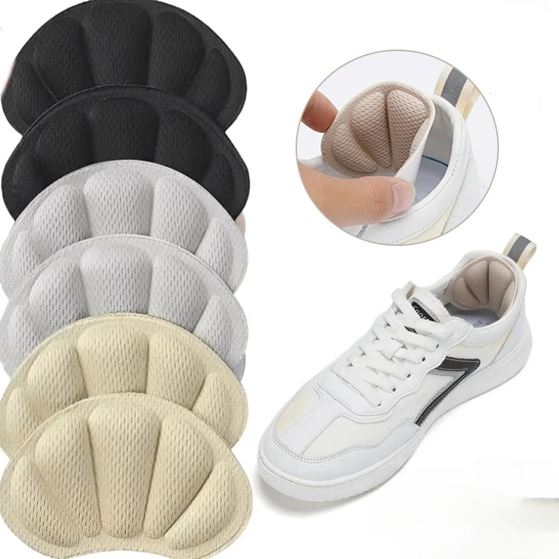 2Pair Heel Stickers Insoles Patch Anti-Pain Cushion Pads Heel Care Heel Protector Sports Sneaker Shoes Adhesive Back Sticker