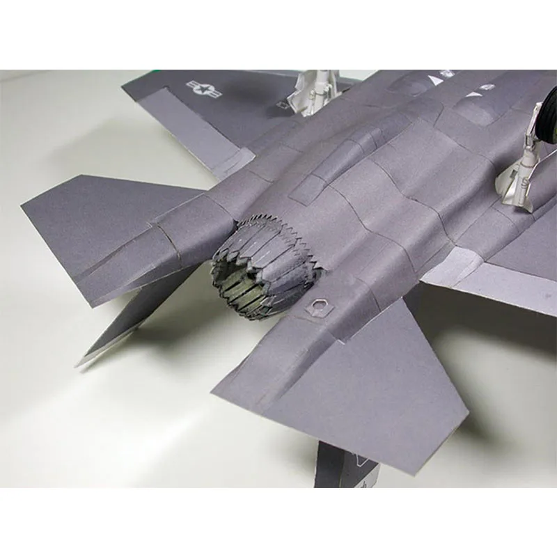 1:33 American F-35 Lightning II Joint Strike Fighter JSF Paper Model Aircraft Model Handmade DIY Building Sets Construction Toys