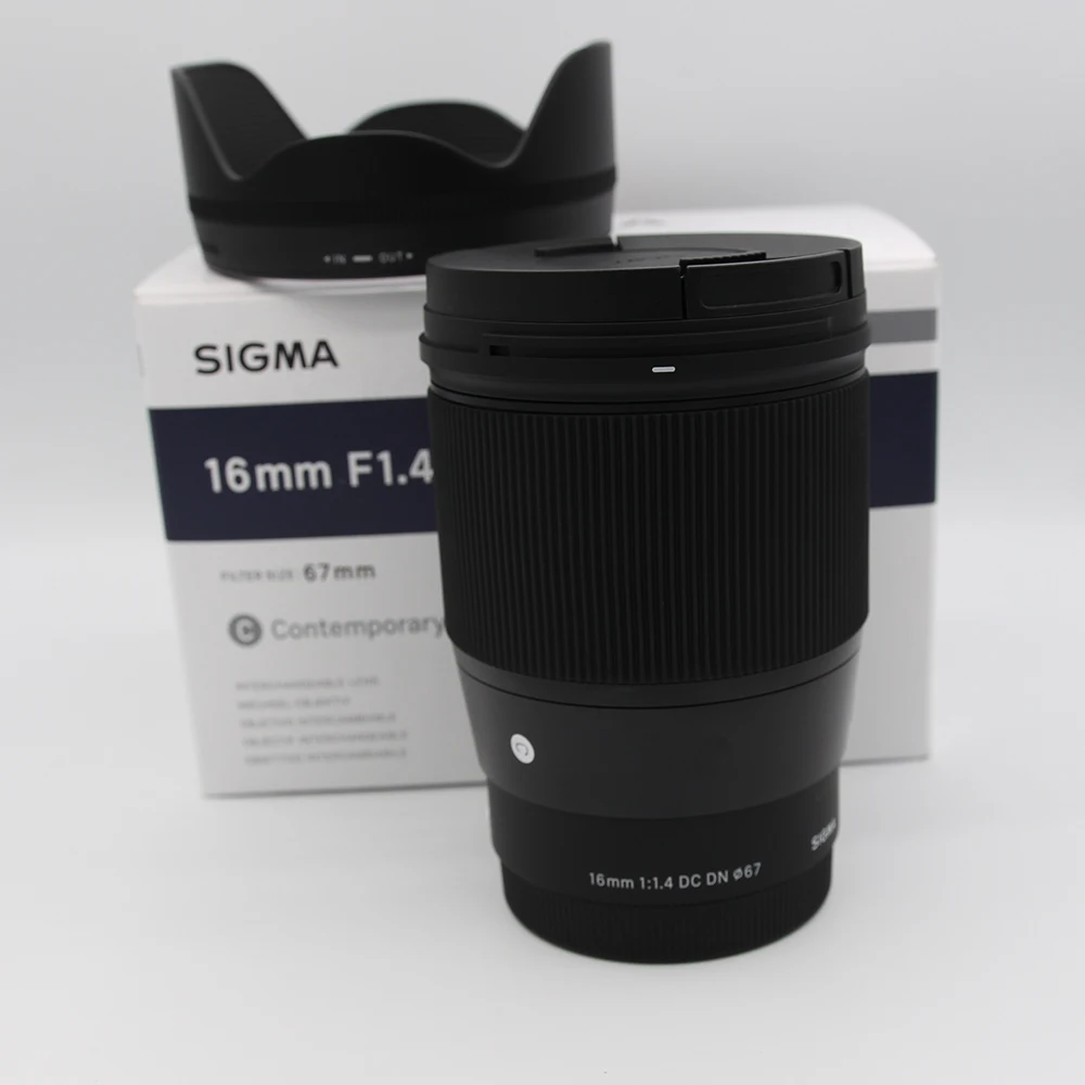 Sigma 16mm F1.4 Contemporary DC DN Lens 16mm 1.4 lens for Sony E mount or Canon EF-M mount or Fujifilm X mount