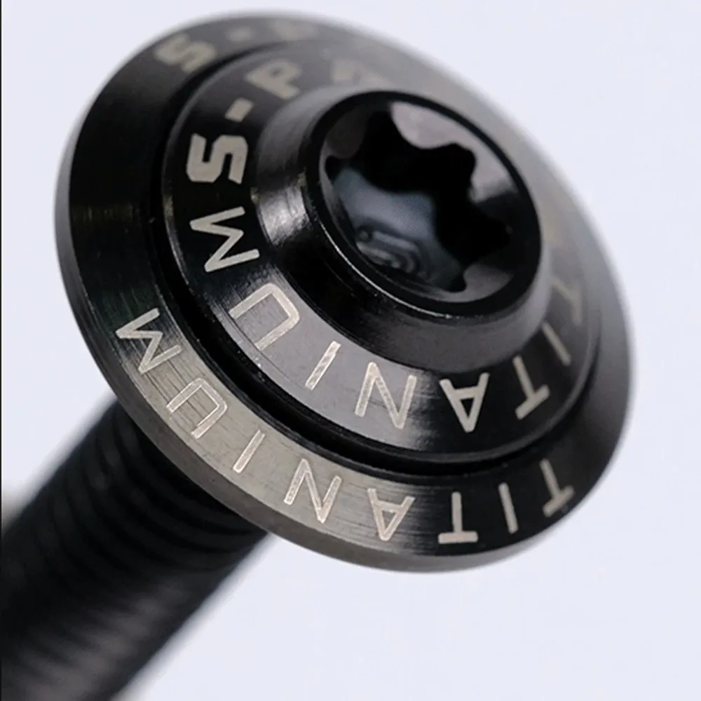 1 قطعة D16mm M8 p1.25mm x 15 18 20 25 30 35 40 45 مللي متر + غسالة GR5 سبائك التيتانيوم A3 الفطر رئيس الترباس للدراجات النارية DIY بها بنفسك
