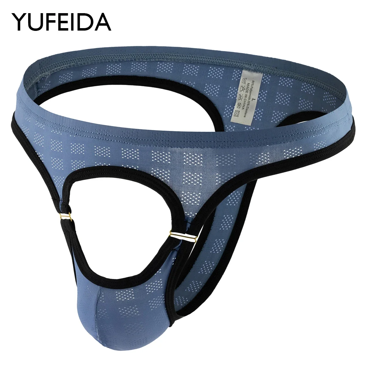 

YUFEIDA Mens Sexy Open Front Hole G-string Backless Thongs Underwear Gay Sissy Panties Expose Penis Lingerie Men Jockstrap Thong