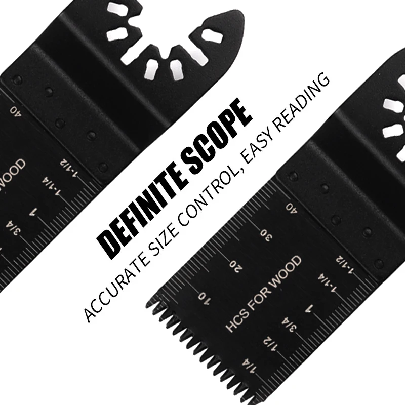 10Pcs 35/45/65mm Universal Saw Blade Multi Function HCS Oscillating Cutter Blades For Woodworking DIY Renovator Power Tools