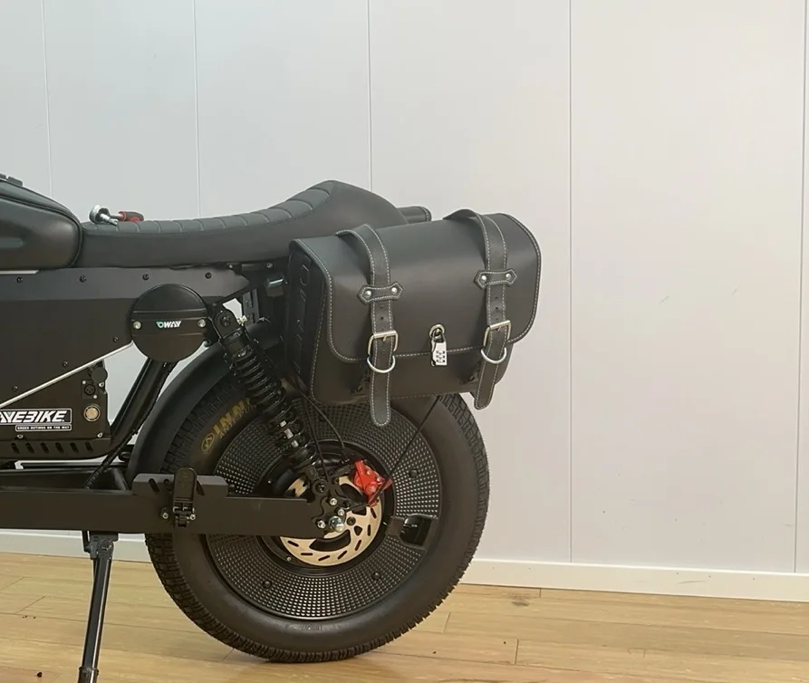 

Motorcycle side bag, black