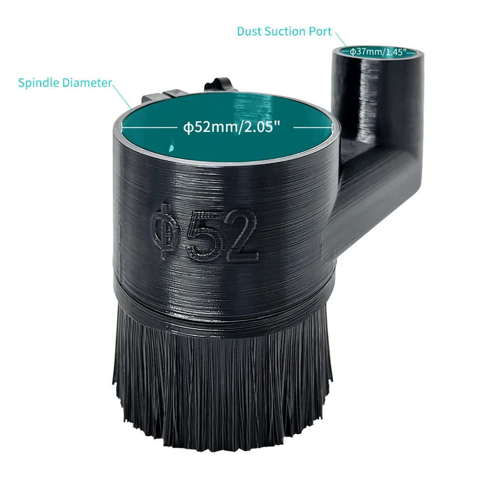 Cncmachine Sawdust Cleaner Color Black Spindle Brush Easy To Install Thickening Spindle Brush Workbench Cleaning