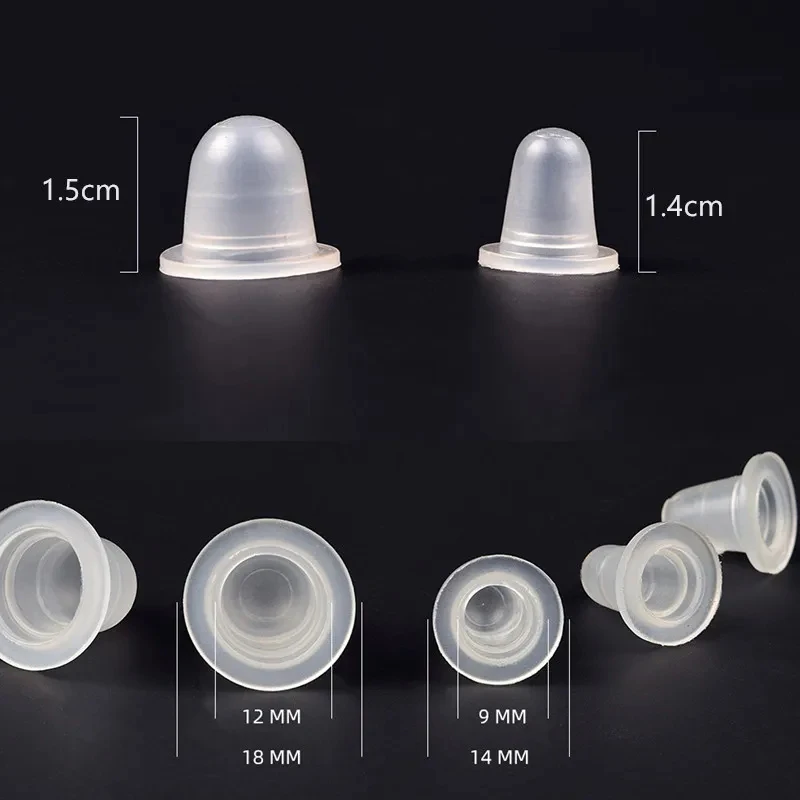 Silicone Tattoo Ink Cups 1000/300/100pcs Disposable Ink Caps for Permanent Makeup Eyebrow Pigment Container Tattoo Accessories