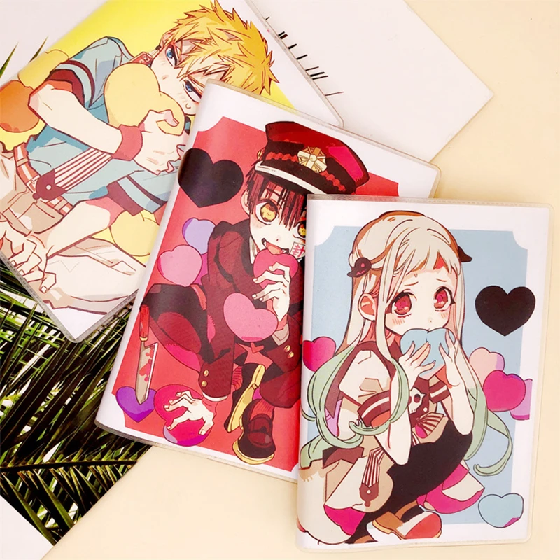 Anime Notebook Toilet Bound Hanako Kun Cartoon Cute Note Book Diary Writing Tools Student Office Supplies Stationery Learning