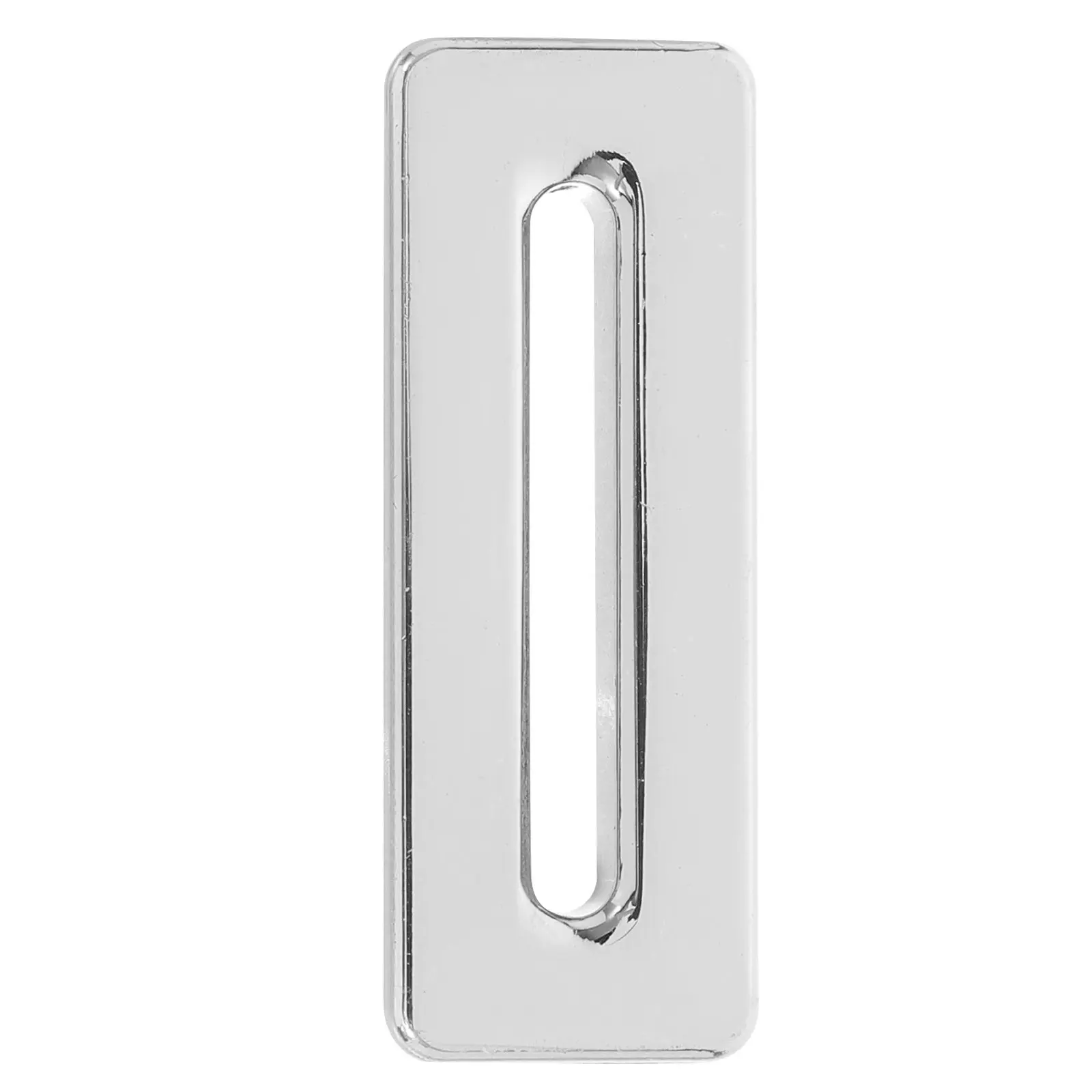 Rectangle Sink Hole Overflow Cover 2 X 0.8 0.75 Polished Metal Decorative Basin Overflow Plug Insert Golden for Bathroom Vanity