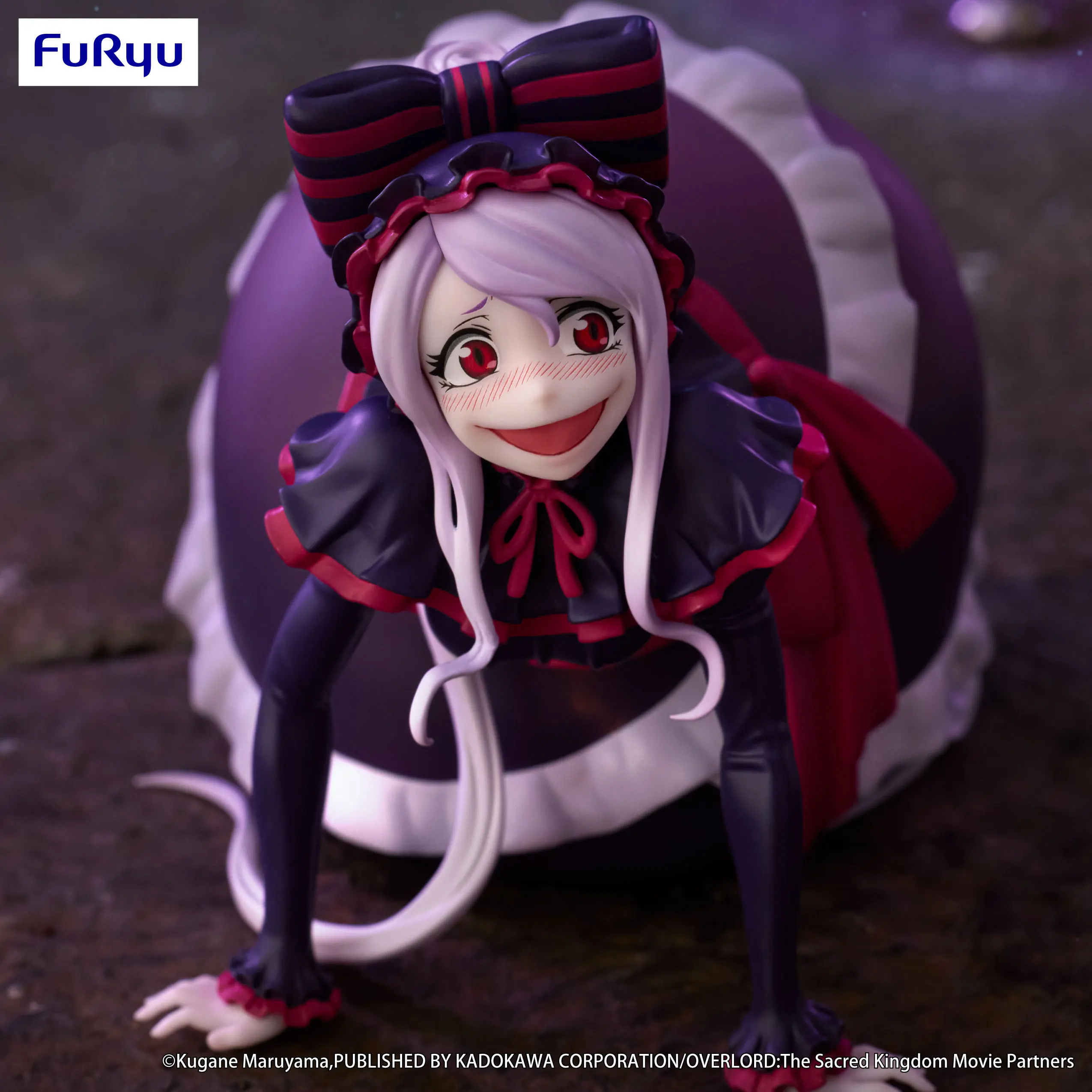 الأصلي حقيقية نموذج Furyu المعكرونة سدادة أفرلورد 10.5 سنتيمتر Shalltear الشكل أنيمي تمثال اللعب مجموعات الهدايا للأطفال