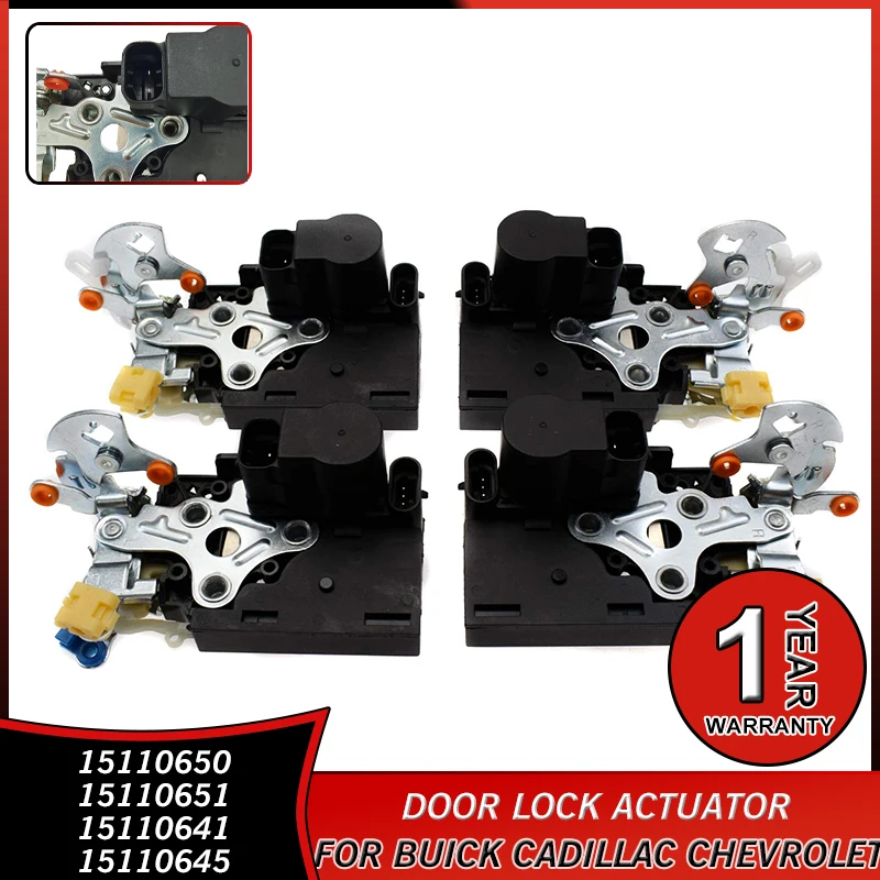 15110650 15110651 15110641 15110645 Door Lock Actuator for Chevrolet Silverado GMC Sierra Pontiac 1999-2007 Accessories