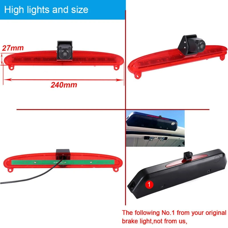 Car Reverse Camera Transporter Baujahr Brake Light Transporter For IVECO Daily 6 2015-2017