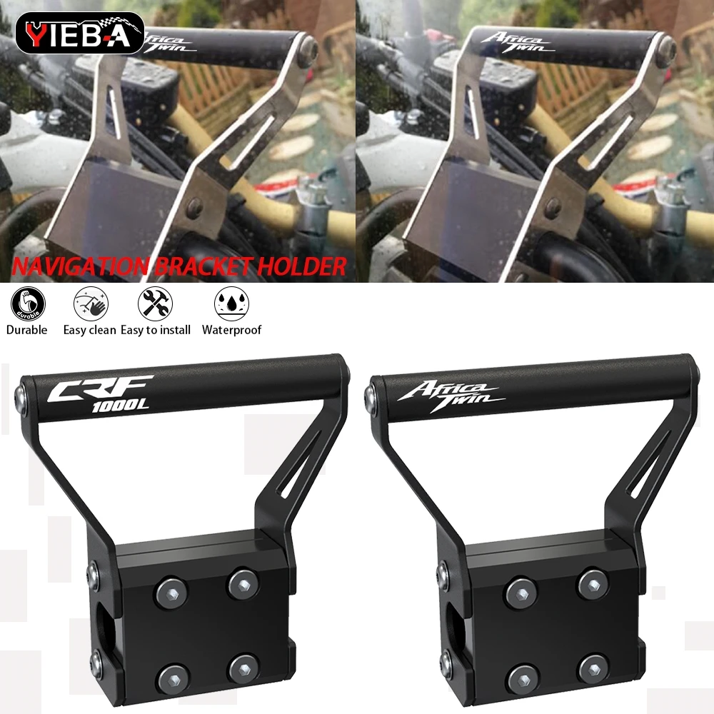 

For HONDA CB500X CB400X 2019 2020-2024 NX400 2026 NX500 2025 CRF1000L Africa Twin 12MM Phone GPS Navigation Holder Bracket Mount