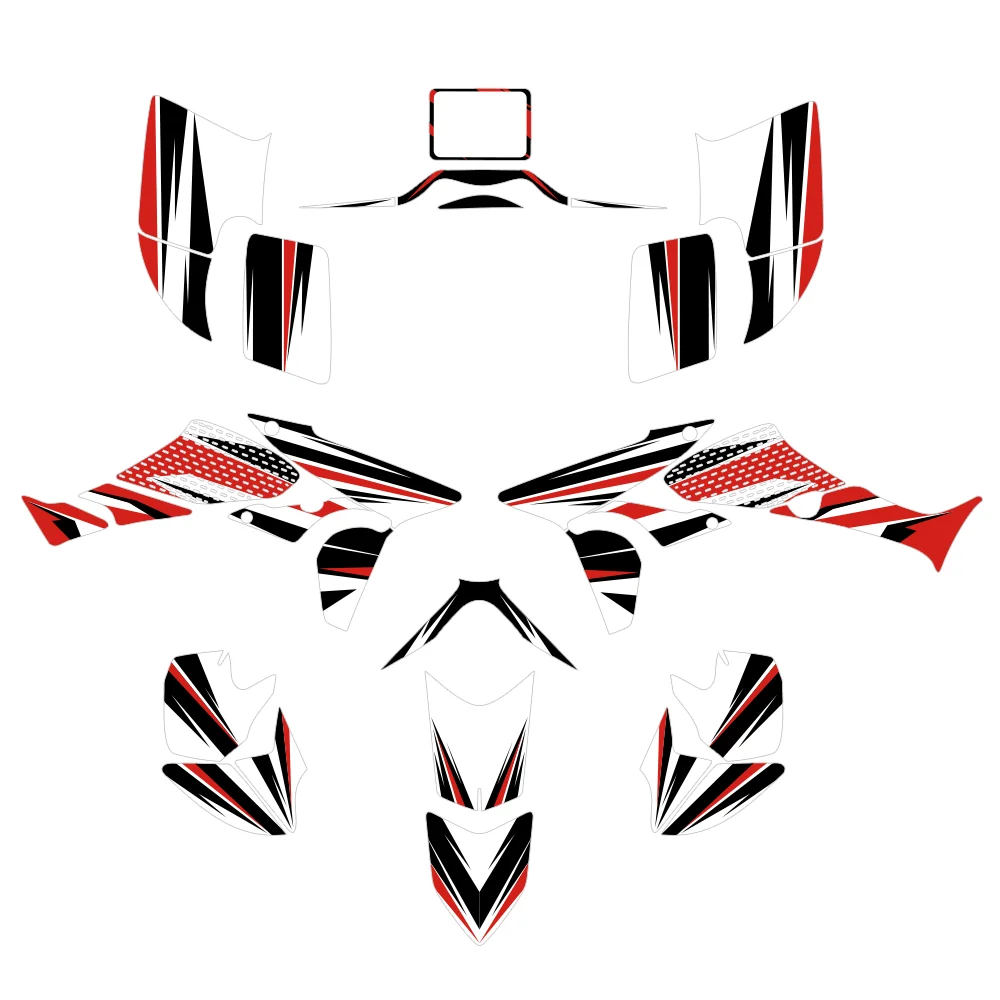 ATV Graphic Decal Sticker Kit for TRX450R FourTrax 2003-2018 Quad Bike Body Decoration Waterproof Scratch Resistant - view 6