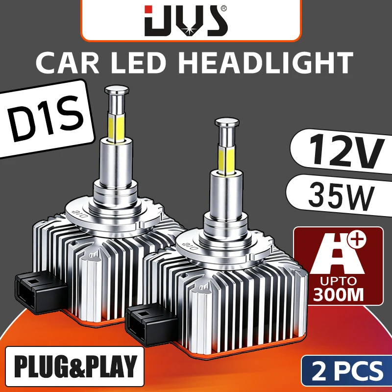 2PCS D1S D3S D8S LED Headlight Canbus Bulbs 6000K Auto Headlamps CSP Chip Car Lamps 12V 24V 6000K white light Xenon HID Lamp