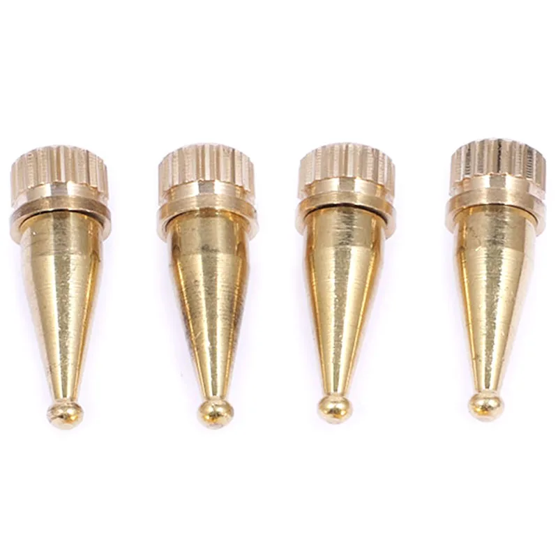 Picos de alto-falante para pés Hi-Fi, suportes de alto-falante, rosca M8 de cobre, 36,2 mm (H) 4 unidades YDH