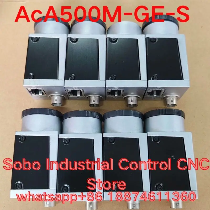 Second-hand tested OK AcA500M-GE-S Industrial CDD White and Black Camera