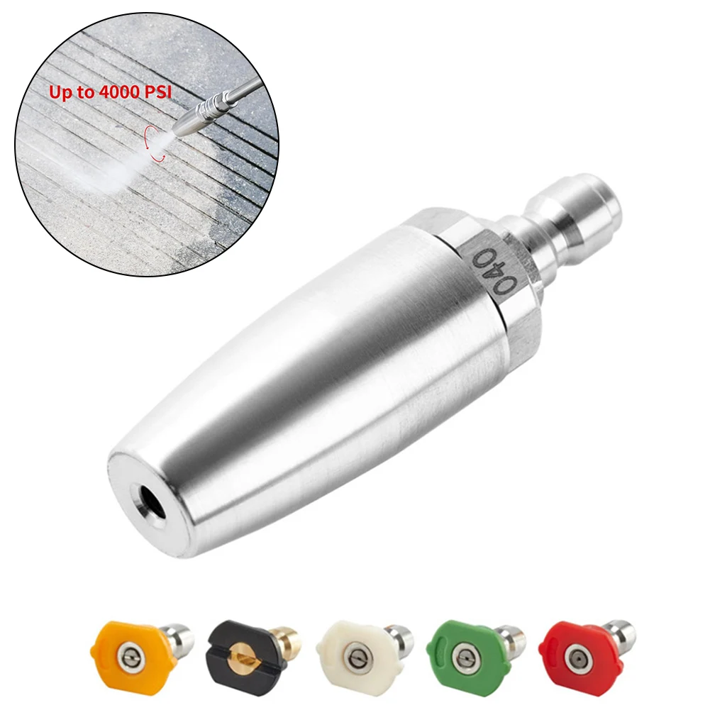 High Pressure Nozzle Pressure Washer 1 6 Pieces Ergonomic Cleaning Nozzle Design Accessory Easy Maneuverability