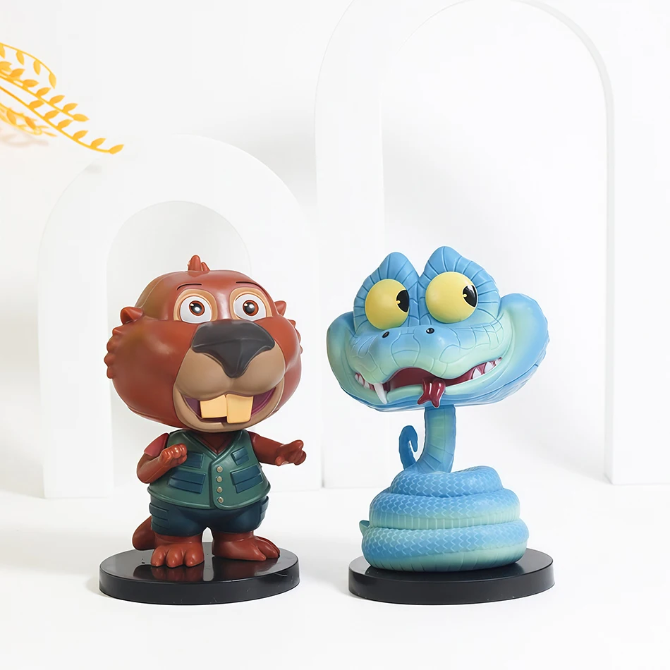 Heißer Film Serie Verrückte Tiere Q Version Anime Action-figuren PVC Sammlung Ornamente Modell Spielzeug Kreative Zubehör Geschenke Spielzeug