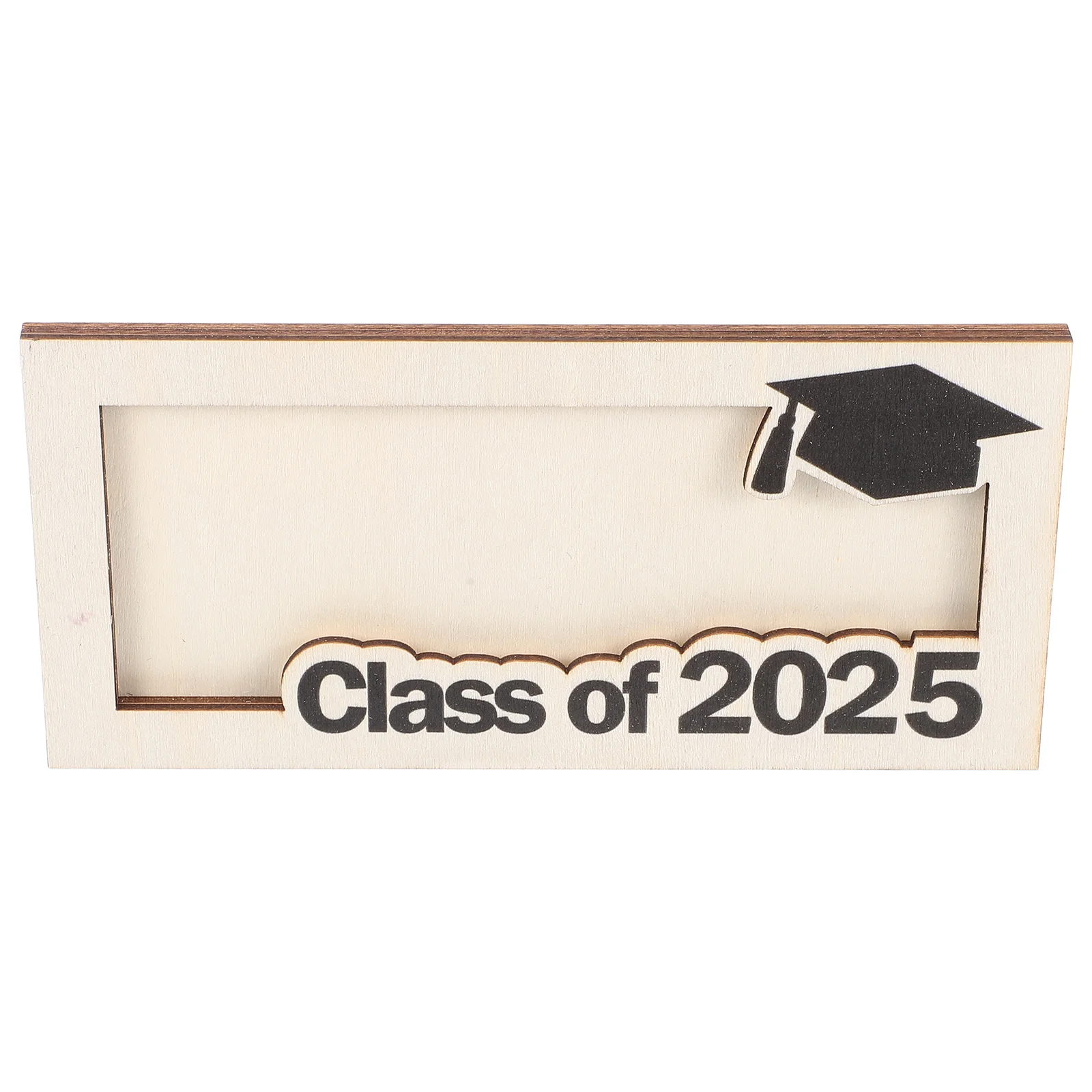 Graduation Season Wooden Money Clip Men's Wallets Graduate Decoration Business Card Holder for Pocket Ornament Handheld Man