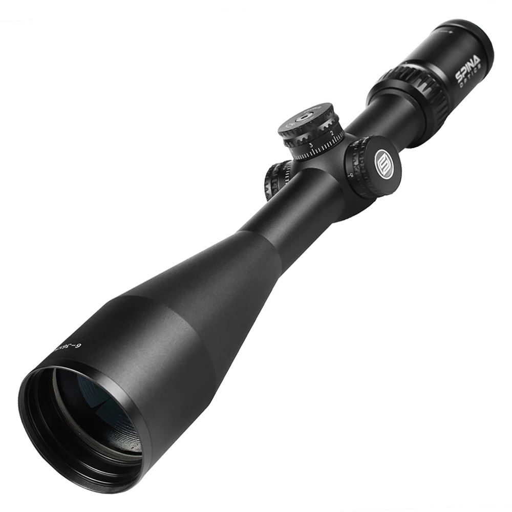 Spina Optics 6-36X56 SF Hunting Riflescope Mil Dot Reticle Scope with Side Parallax Turret Lock Reset Tactical Optical Sight