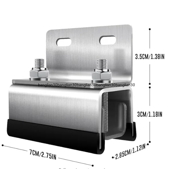 RV Photovoltaic Bracket RV Yacht Stabilized Roof Box Fixed Stainless Steel Bracket Photovoltaic Accessories