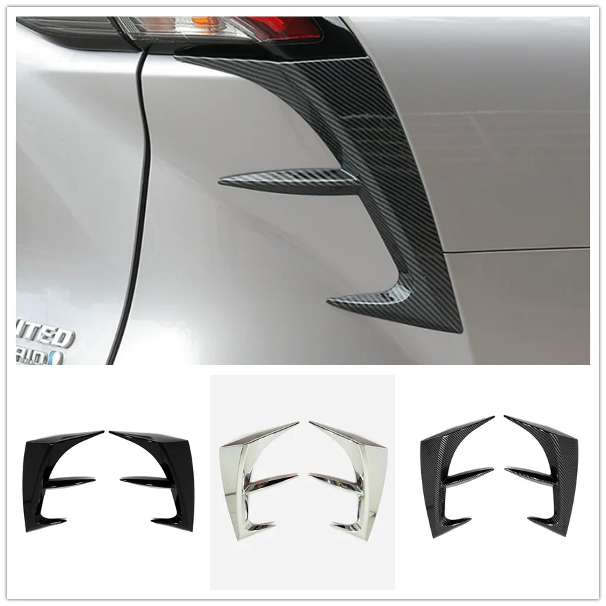 

For Toyota Sienna XL40 2021 2022 Taillight Decorative Frame Tail Wing Side Cover ABS Sticker Modified Accessories