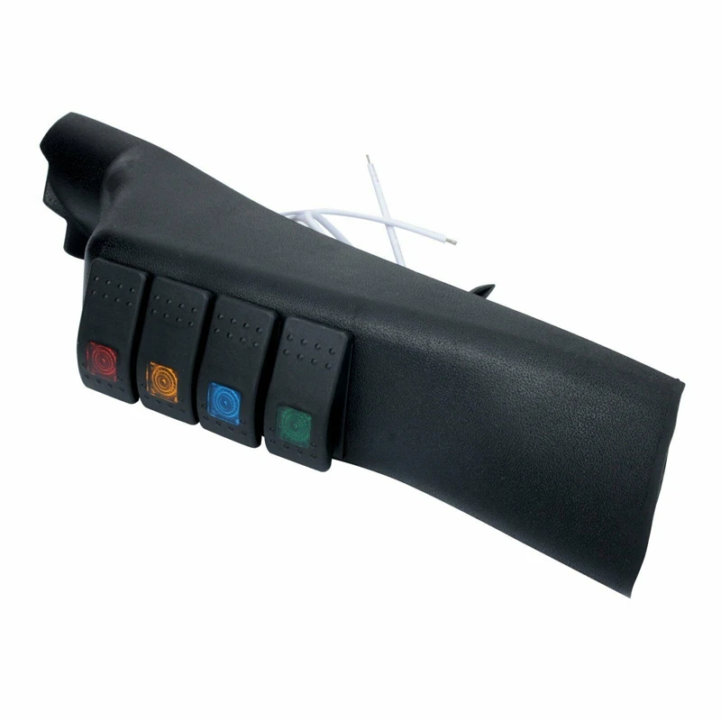 Carro A-Pilar Switch Pod Painel, Rocker do lado esquerdo para Jeep Wrangler JK 2007-2017