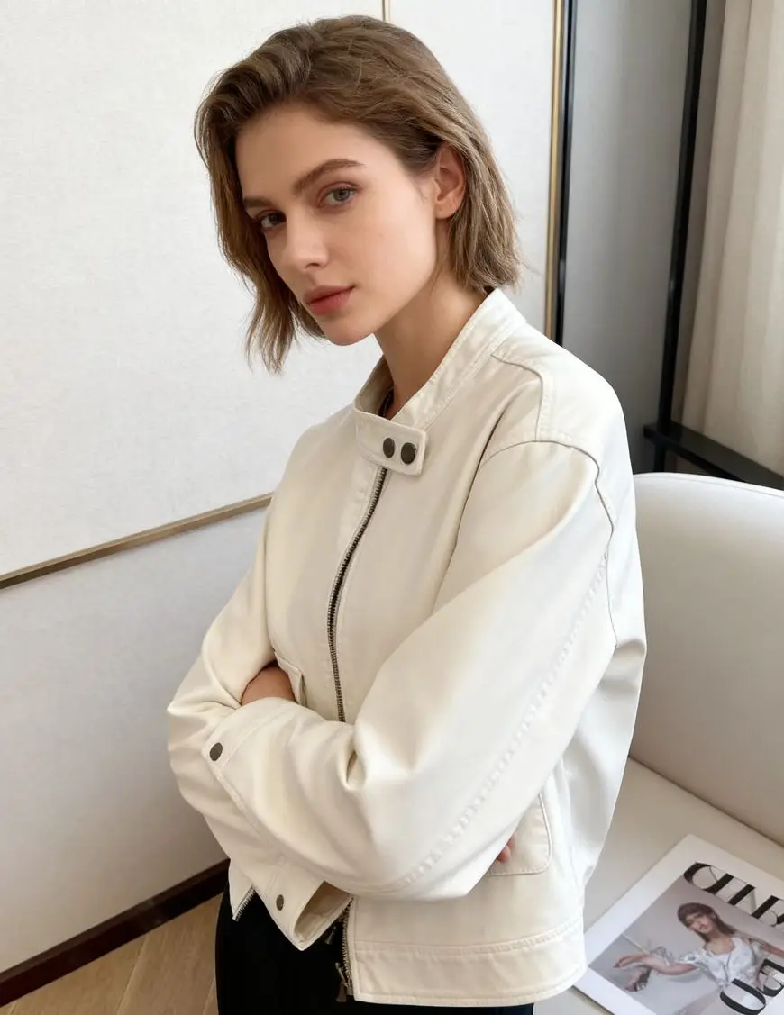 

Куртки-бомберы темно-синие женские зимние стимпанк полиуретановые доспехи противоударный щит заклепки металлические стереоскопические защитные повседневные