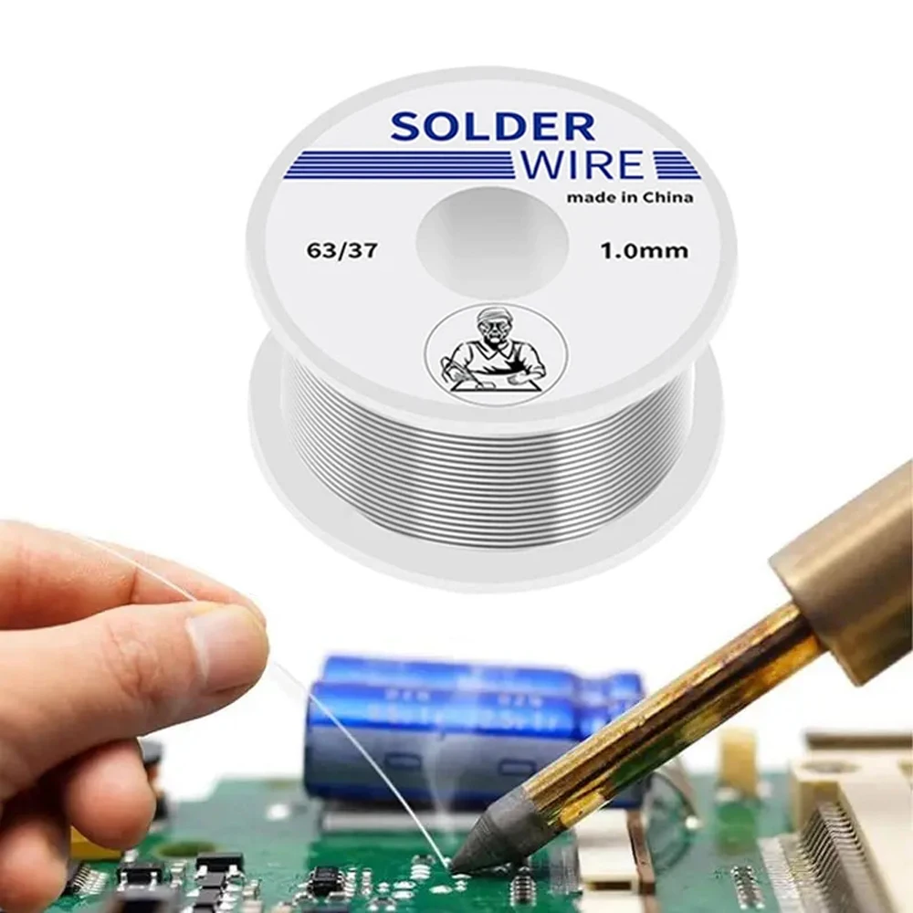 100/20g Solder Wire Tin Roll Clean Rosin Welding Core Soldering Wire Flux Reel Tube Low Temperature Easy Melt Solder Wire view 2
