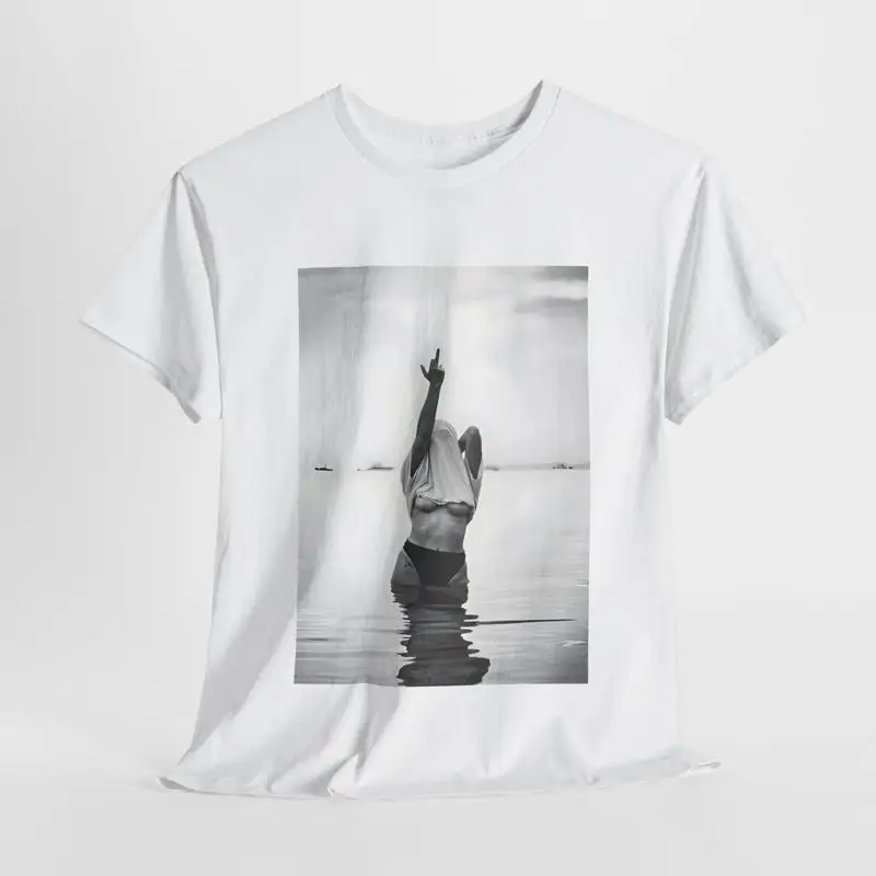 

Middle Finger Girl Funny T Shirt Urban Cotton Men s Women