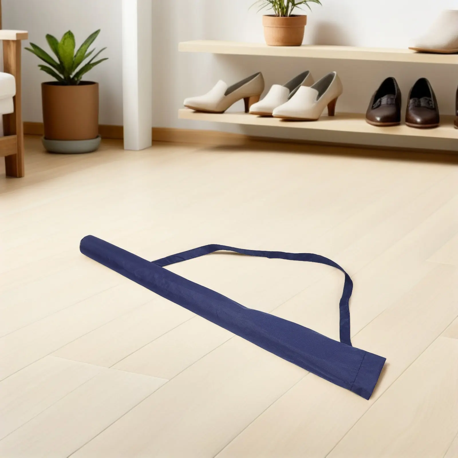 Immagine 5: Borsa Portatile Impermeabile per Ombrello Blu, Custodia da Viaggio con Tracolla Regolabile, Custodia Protettiva per Ombrello Bagnato