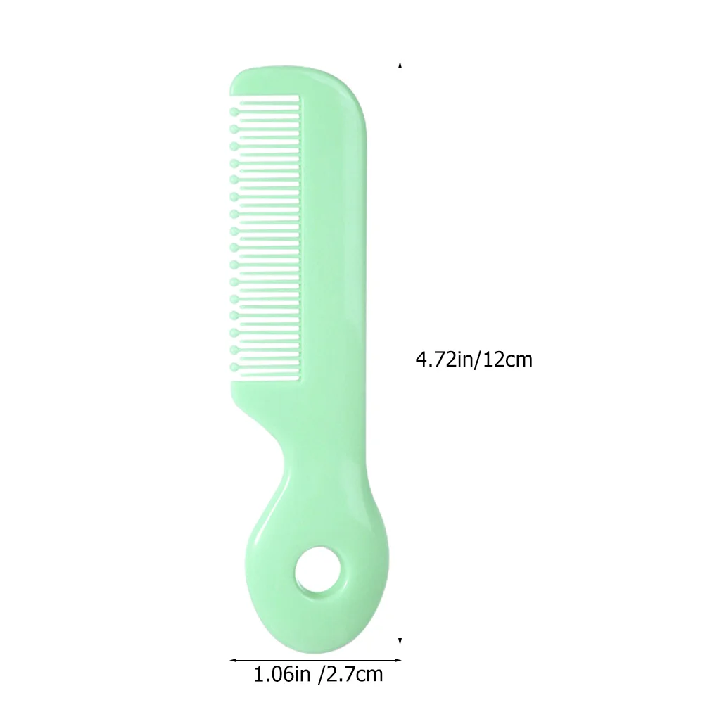 4Pcs Baby Comb Set Round Teeth Safety Toddler Infant Detangling Hair Groomer Cleaning Tool Baby Comb Infant Hair Brush