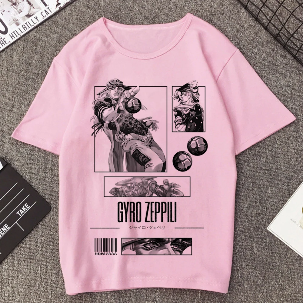 Steel Ball Run Jojo Bizarre Adventure t shirt shoujo meme anime vintage party top tees vintage cheap manga view 5