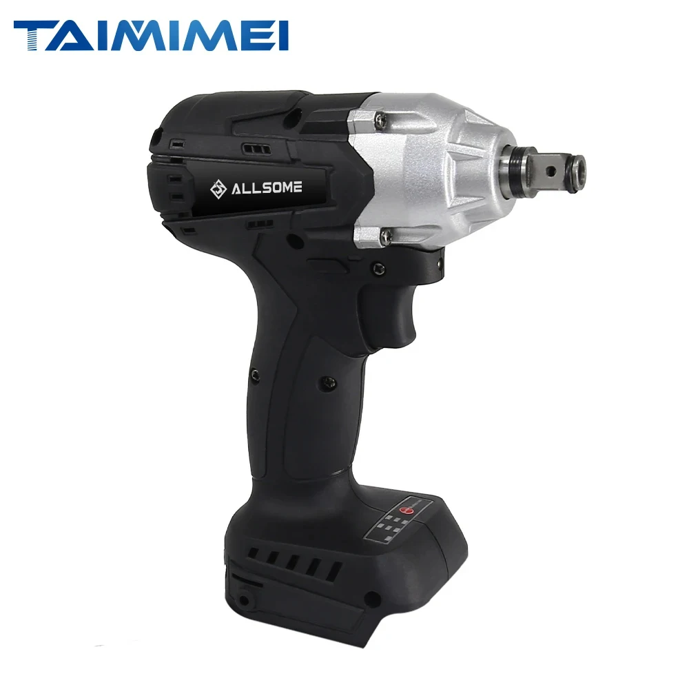 21V 6.35mm Cordless Screwdriver 400N.m  Brushless 1/2 inch Electric Wrench Compatible Makita 18V Battery Impact Wrench