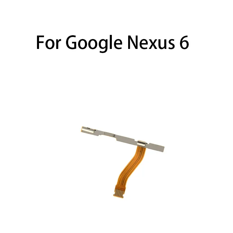 Power ON OFF Mute Switch Control Key Volume Button Flex Cable For Google Nexus 6