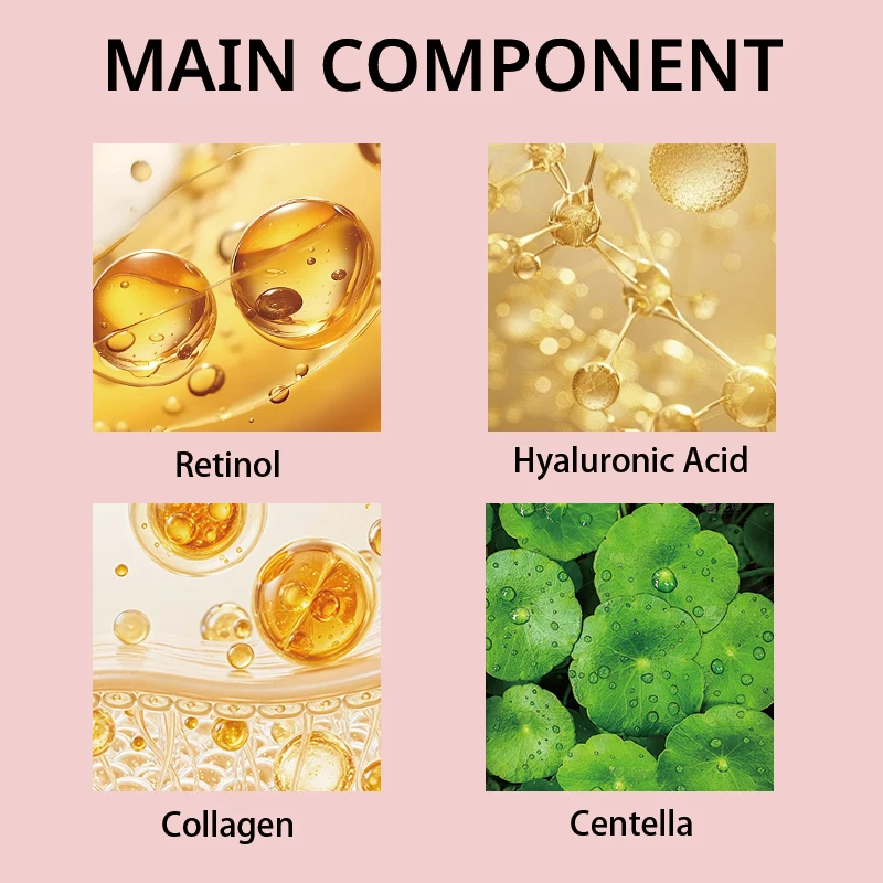 Centella Asiatica Face Essence Capsules Collagen & Hyaluronic Acid Skin Care Moisturizing Firming Purifying 30ea