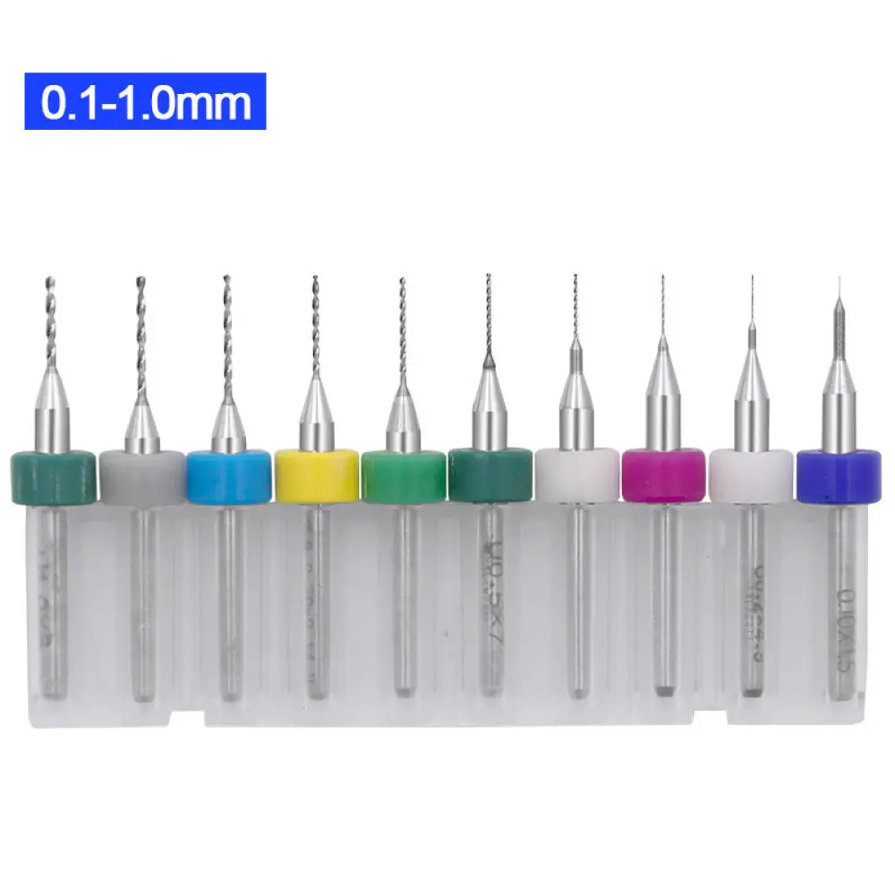 Precision Carbide Micro Drill Bits For PCB Circuit Board Engraving Amber Beeswax Jewelry Hand Drilling Crafting Tool Set
