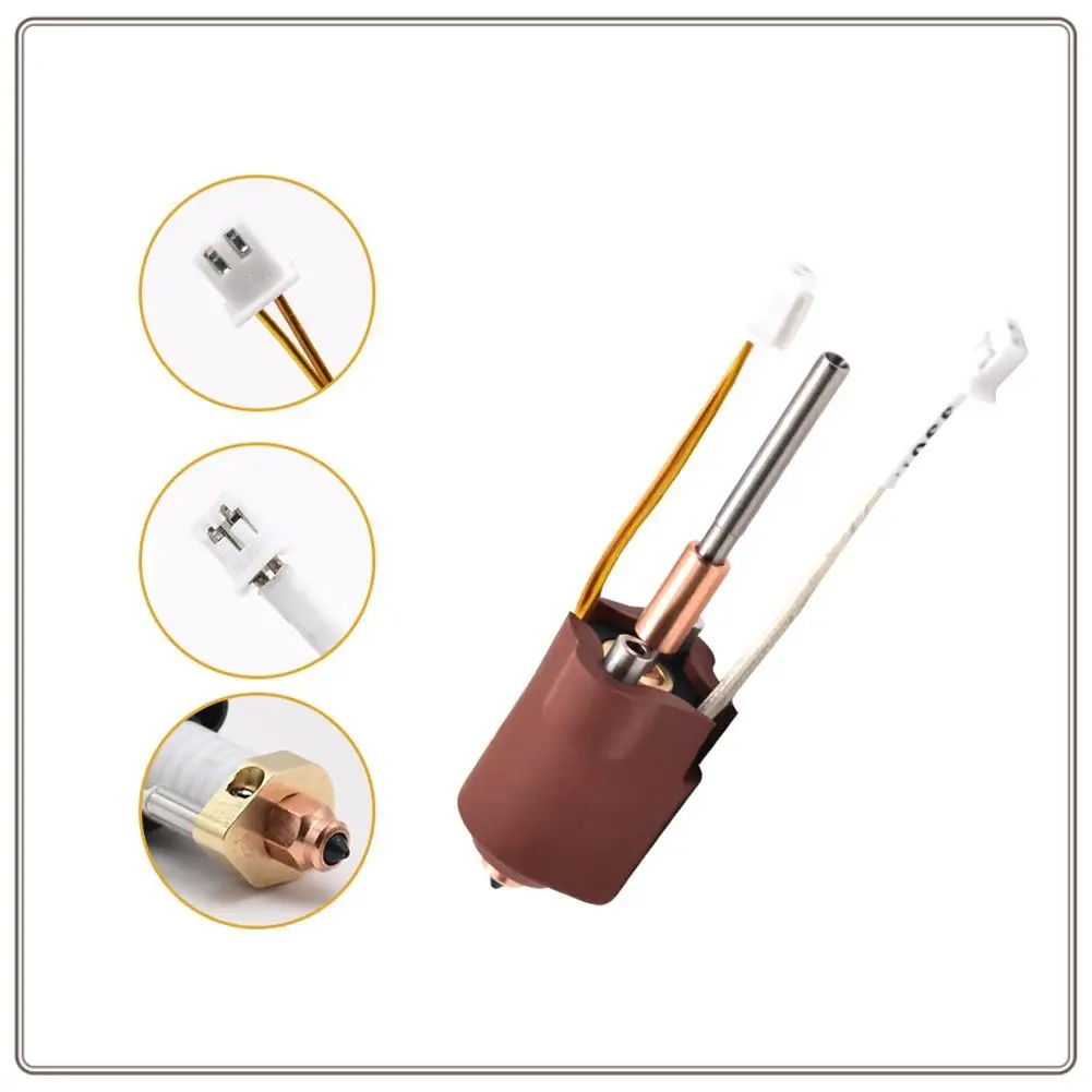 موثوقة لـ Creality K1C Hotend مجموعة كتلة التدفئة سريعة التبديل فوهة عدة مقاومة كسر الحرارة Hotend لـ K1 Max، لـ Cre