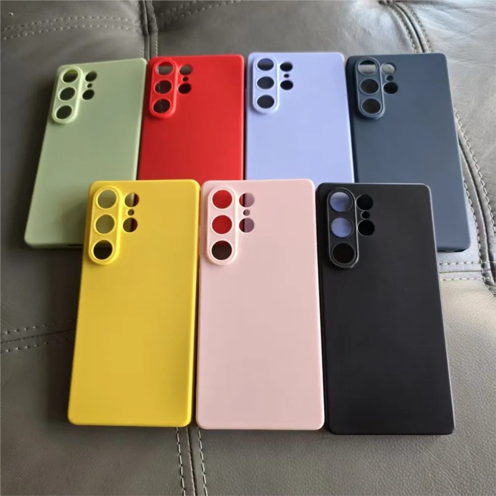 Funda de silicona líquida de lujo para Samsung Galaxy S26 Ultra S22 Plus S21 FE Fundas funda suave a prueba de golpes S21 S22 S23 S24 S25 Ultra