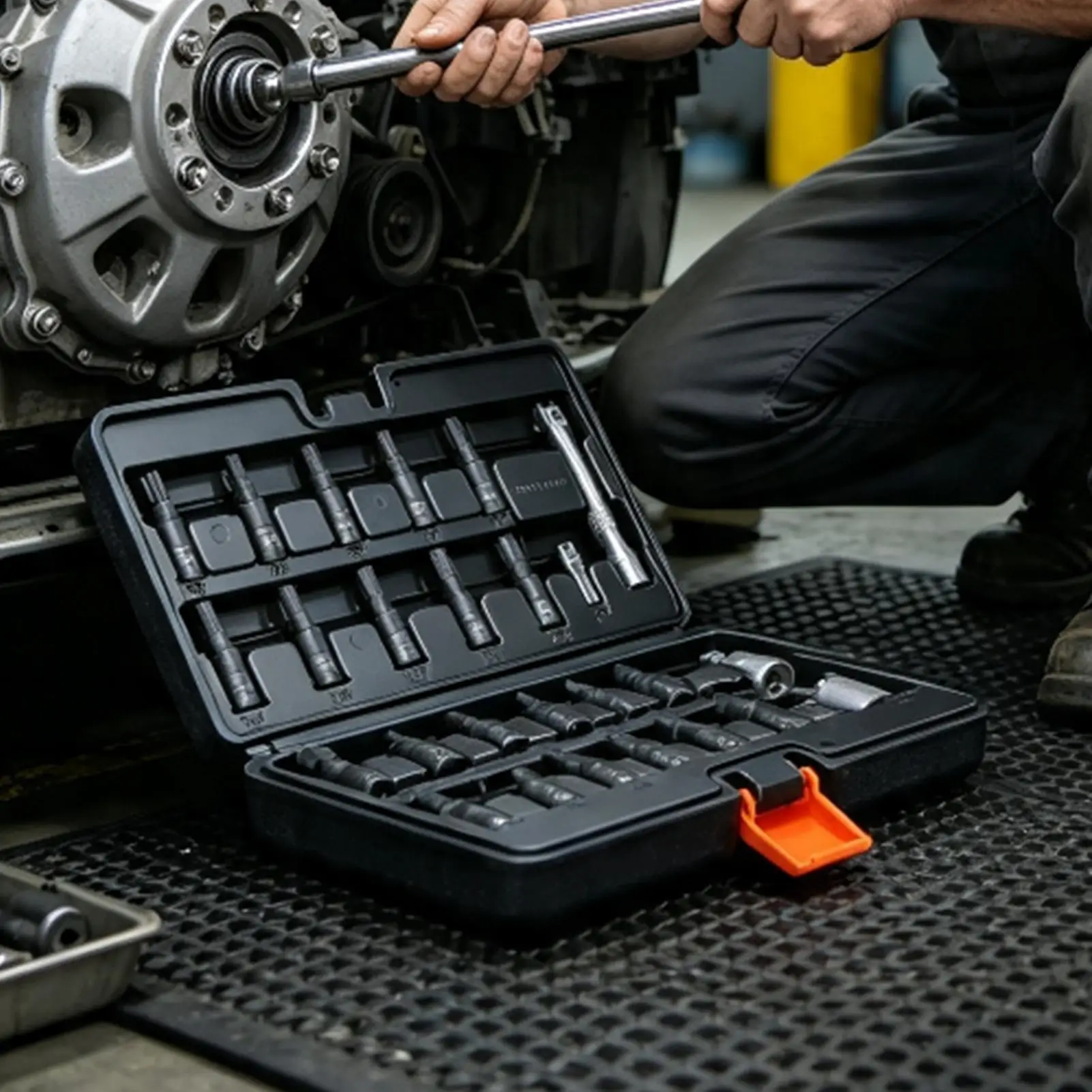 Hex Bit Socket Set Metric And Imperial Hex Key Repair Bit Tools Kit Drive Socket Maintenance Set For Home Garage Workshop