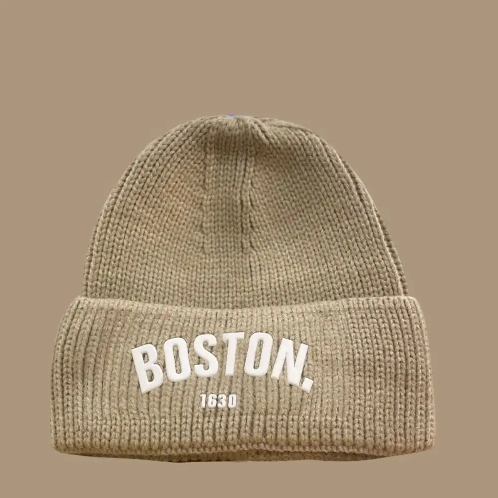 رسالة الشتاء السترة قبعة بلون الدفء الصوف قبعة صغيرة محيط الرأس الكبير تنفس محبوك قبعة الباردة في الهواء الطلق