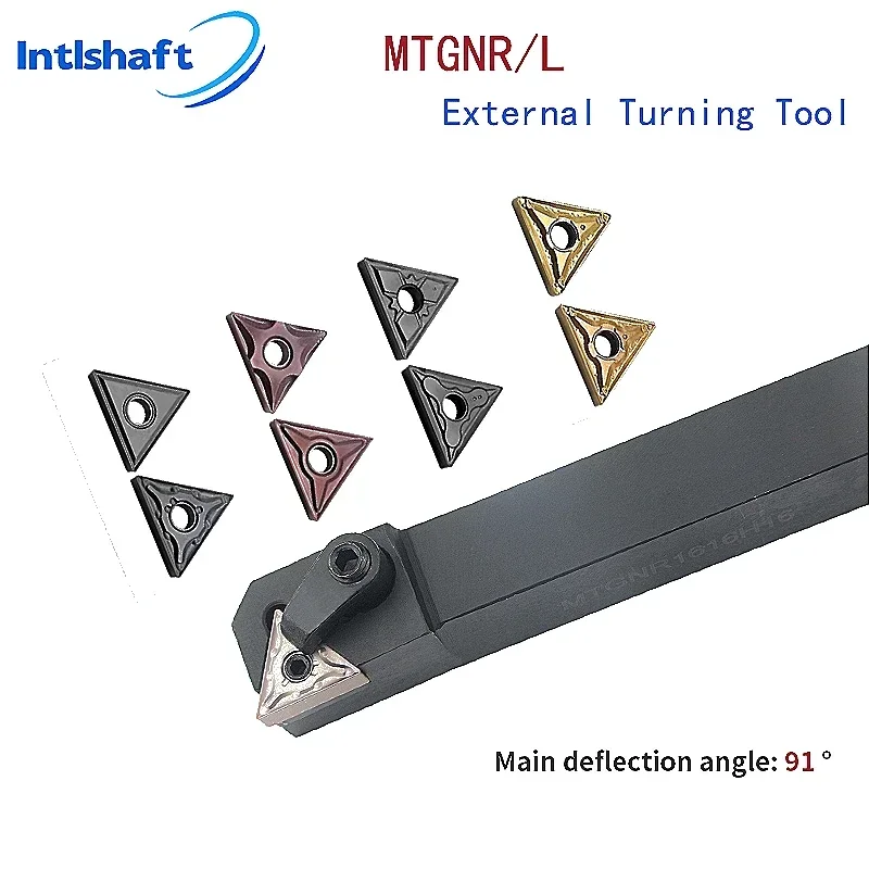 

TNMG Carbide Inserts Lathe CNC Cutting Tools Set MTGNR1616H16 MTGNR2020K16 MTGNR2525M16 External Turning Tool Holder