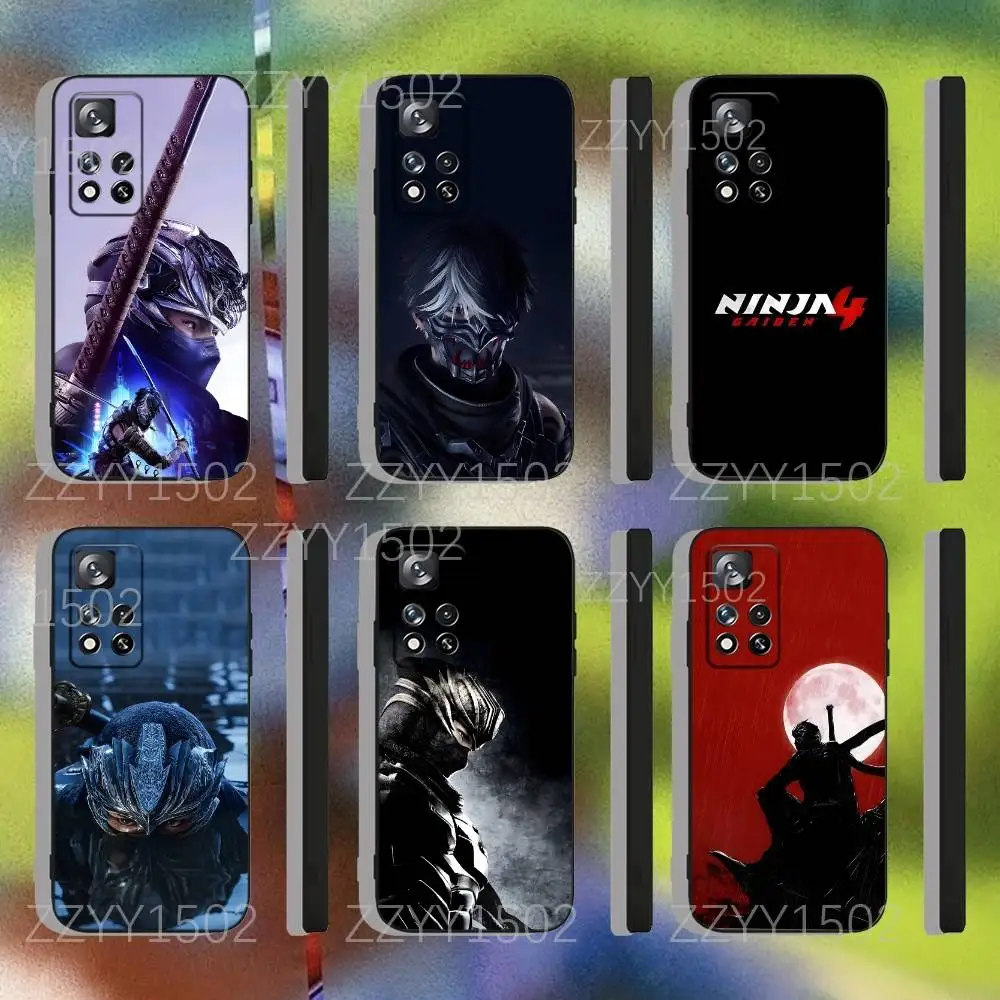 

N-Ninja G-Gaiden 4 NG4 Ryu Phone Case For Samsung S25,S24,Ultra,S20,S30,Plus,S22,S23,Ultra,Plus,5G Black Silicone Soft