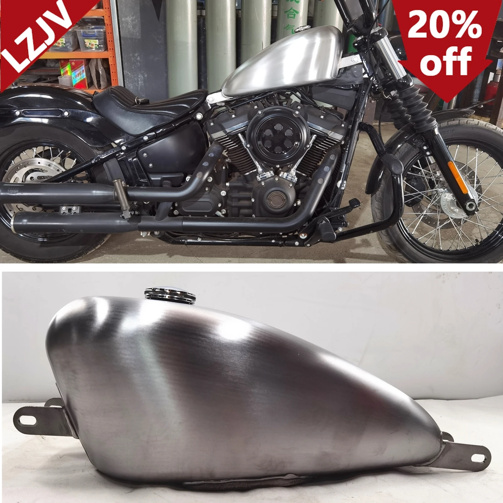 Nuevo Para Harley Davidson Softail Streetbob Street Bob M8 2018-2022 11L Tanque De Combustible De Gasolina Para Motocicleta — -26%, 59.32€ Coupon, from 160.39€ – 26% descuento – €160.39