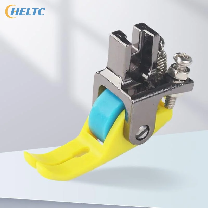 1*Industrial Flat Car Sewing Machine Universal Roller Wheel Presser Foot Thin Thick Leather Presser Feet Lockstitch Accessories